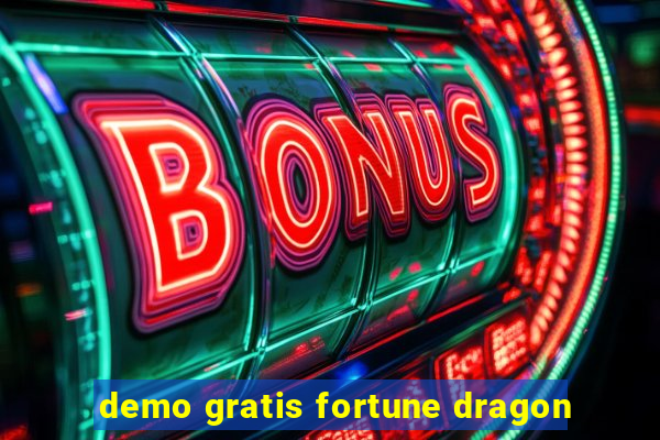 demo gratis fortune dragon